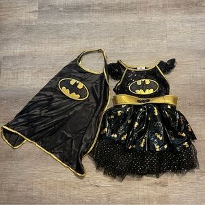 Bat Girl Costume Girls size Small 5/6